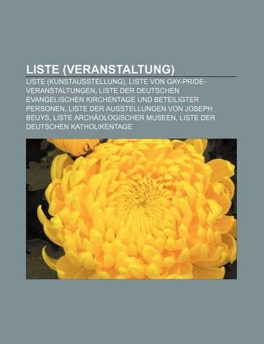Liste (Veranstaltung): Liste (Kunstausstellung), Liste Von Gay-Pride-Veranstaltungen