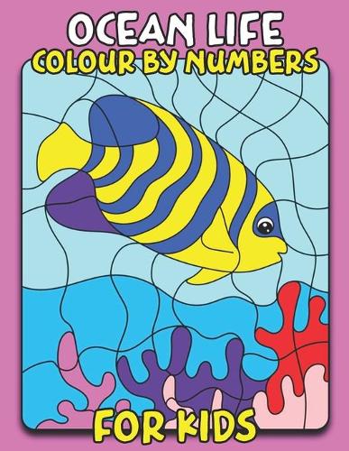 Ocean Life Colour By Number for Kids