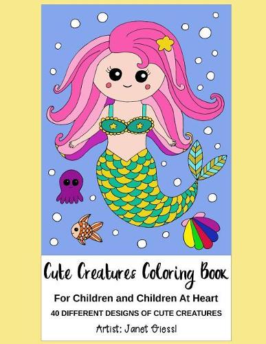 Cute Creatures Coloring Book