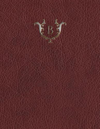 Monogram "B" Sketchbook: (2 Monogram Red 150 Sketch)