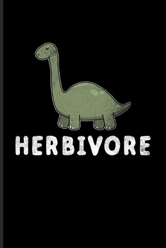 Herbivore: Cute Vegan Dinosaur Undated Planner - Weekly & Monthly No Year Pocket Calendar - Medium 6x9 Softcover - For Magic Dream & Carrot Fans