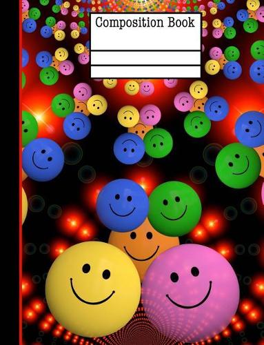 Smiley Face Composition Notebook - 4x4 Quad Ruled: 7.44 x 9.69 - 200 Pages - Graph Paper