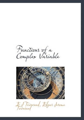 Functions of a Complex Variable