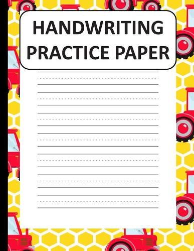 Handwriting Practice Paper: Handwriting Paper For Kids: ABC First writing Blank Dotted Lined Sheets Notebook for K-3 Students,120 pages, 8.5x11
