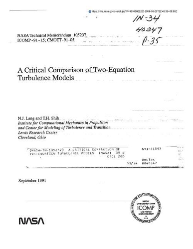 A Critical Comparison of Two-Equation Turbulence Models