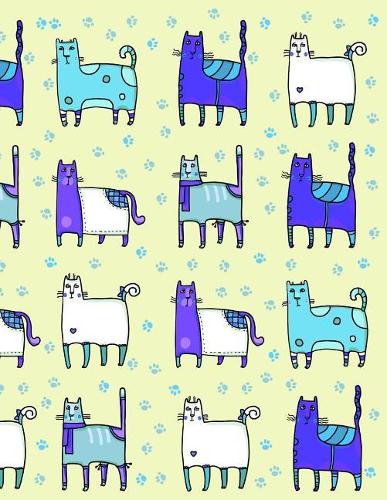 My Big Fat Bullet Journal for Cat Lovers Funny Cats Wearing Socks Pattern 10