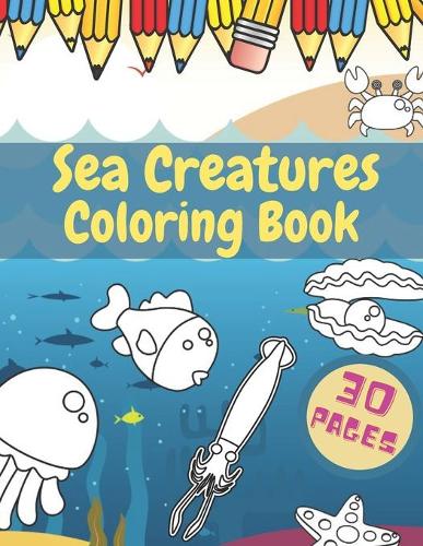 Sea Creatures Coloring Book