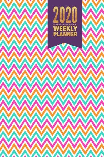 2020 Weekly Planner: Jan-Dec Small Weekly Agenda Daily Monthly Calendar Schedule Organizer W/ To Do List, Notes & Journal Pages (Zig Zag)
