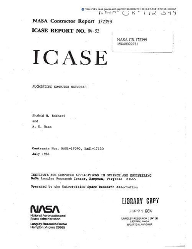 Augmenting Computer Networks