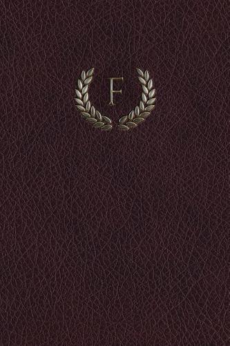 Monogram "f" Meeting Notebook: (6 Monogram Maroon 150 Meeting)