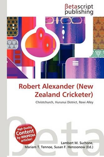 Robert Alexander (New Zealand Cricketer)
