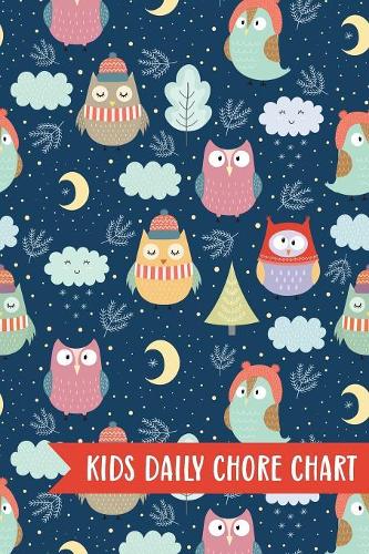 Kids Daily Chore Chart: Winter Owls Weekly Checklist Task Family Behavior Journal Small Reward Tracking Organizer List For Children Routine Reusable Chores Responsibility T
