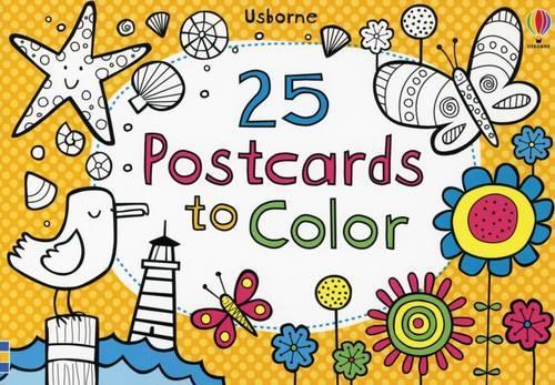 25 Postcards to Color: (6 Greeting Cards)