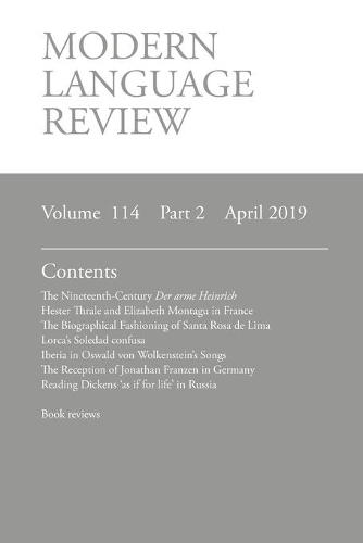 Modern Language Review (114