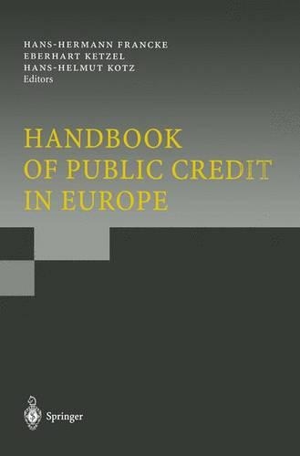 Handbook of Public Credit in Europe