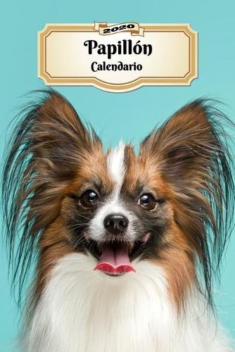2020 Papillón Calendario: 107 Páginas Tamaño A5 Planificador Semanal 12 Meses 1 Semana en 2 Páginas Agenda Semana Vista Tapa Blanda Perro