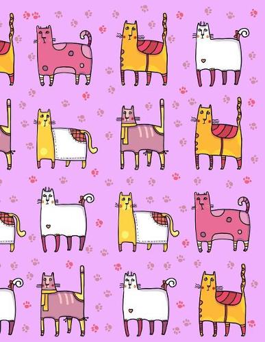 My Big Fat Journal Notebook For Cat Lovers Funny Cats Wearing Socks Pattern 4: 300 Plus Pages, Jumbo Sized Plain, Blank Unlined Journal Notebook For Journaling, Writing, Planning and Doodling In Large 8.5 by 11 Size.(51 Jumbo Plain Journal 3)