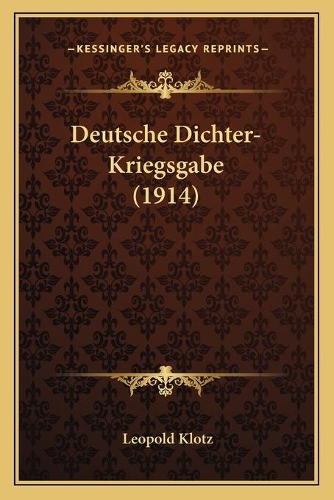Deutsche Dichter-Kriegsgabe (1914)