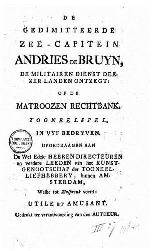 De gedimitteerde zeecapitein Andries de Bruyn