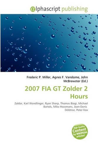 2007 Fia GT Zolder 2 Hours