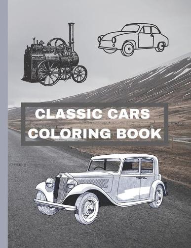 Classic Cars Coloring Book