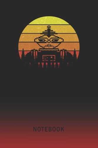 Notebook: Robot Blank Wide Ruled Lined Paper Notepad - Writing Pad Journal - Assignments Taking Class Notes Homework Studying Math Science English Art - Offic