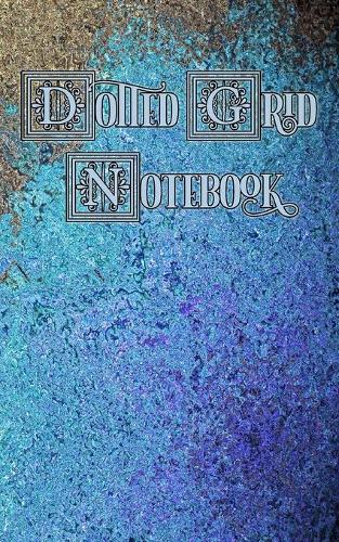 Dotted Grid: Peacock Glass, Blue, Green and Tan - Dots, Small Convenient Size(17 Peacock Glass)