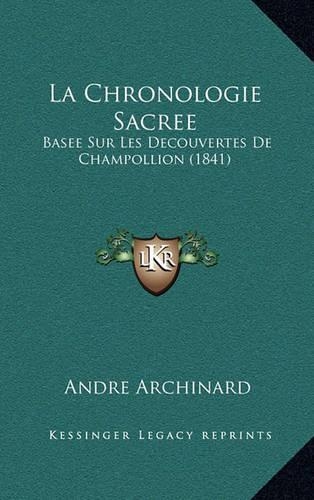 La Chronologie Sacree