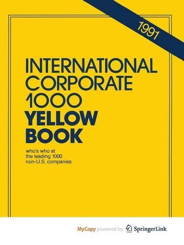 International Corporate 1000 Yellow Book