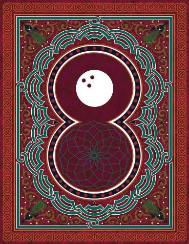 Monogram Bowling, American Sketchbook: Blank Art Pad Notebook Journal(53 Monogram Arabesqueone 150 Sketch)