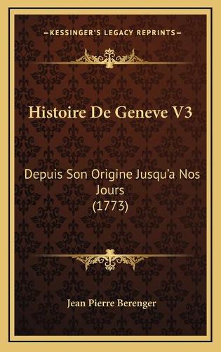 Histoire De Geneve V3