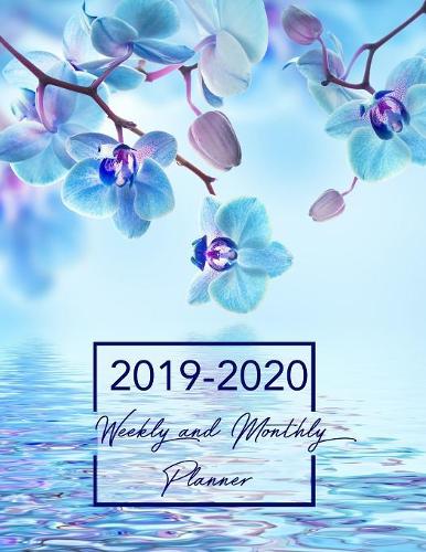2019-2020 Weekly and Monthly Planner: Light Blue Floral Planner Calendar Organizer - August 1, 2019 - July 21, 2020 (2019-2020) Pretty Planners
