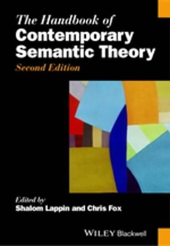 The Handbook of Contemporary Semantic Theory: (Blackwell Handbooks in Linguistics)