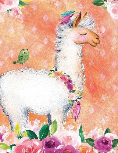 My Big Fat Journal Notebook For Animal Lovers Llama In Flowers: Jumbo Sized Ruled Notebook Journal - 300 Plus Lined and Numbered Pages With Index For Journaling, Writing, Planning and Doodling In Large 8.5 by 11 (91 Jumbo Lined Journal)