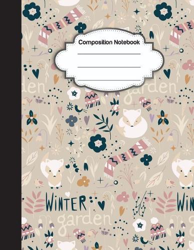 Composition Notebook: Cute Animal Blue: College Ruled School Notebooks, Subject Daily Journal Notebook: 120 Lined Pages (Large, 8.5 x 11 in.)