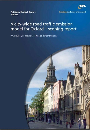 A city-wide road traffic emission model for Oxford
