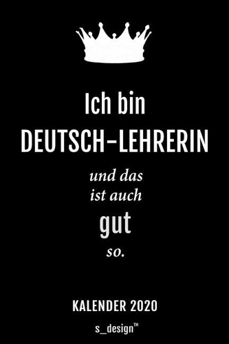 Kalender 2020 für Deutsch-Lehrer / Deutsch-Lehrerin