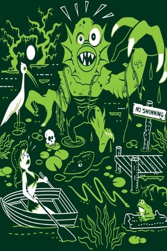 Swamp Monster Lined Notebook: 110 Blank Lined (6x9) Pages to Jot Down Your Thoughts