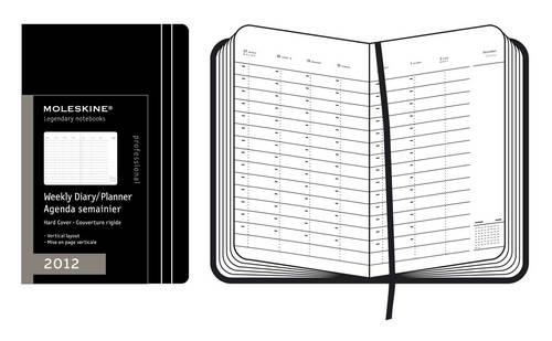 2012 Moleskine A4 Weekly Vertical Diary 12 Month Hard: (Moleskine Diaries)