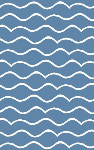 White Waves - Lined Notebook with Margins - 5x8: 101 Pages, 5 x 8, College Ruled, Journal, Soft Cover