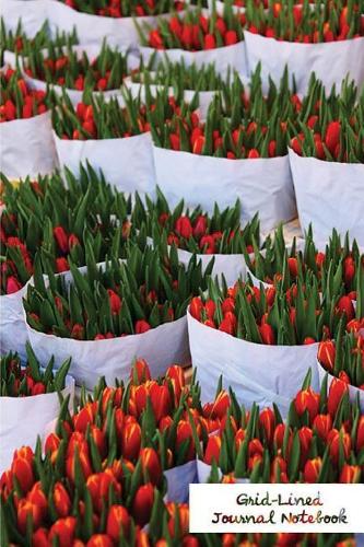 Grid-Lined Journal Notebook.: (Diary, Notebook) Glossy And Soft Cover, Grid-Lined Journal, Grid-Lined Notebook, Graph, 100 Grid-Lined Pages, Size 6" x 9"(Grid-Lined Flower Edition.)