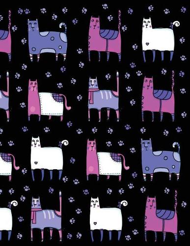 My Big Fat Journal Notebook For Cat Lovers Funny Cats Wearing Socks Pattern 8: 300 Plus Pages, Jumbo Sized Plain, Blank Unlined Journal Notebook For Journaling, Writing, Planning and Doodling In Large 8.5 by 11 Size.(55 Jumbo Plain Journal 3)