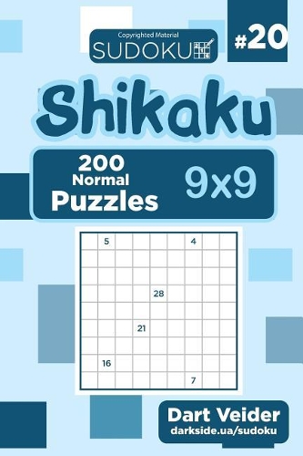 Sudoku Shikaku - 200 Normal Puzzles 9x9 (Volume 20): (20 Shikaku)