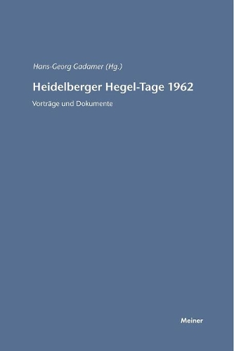 Heidelberger Hegel-Tage 1962