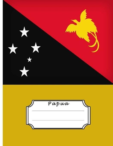 Papua New-Guinea Flag Composition Notebook College Ruled