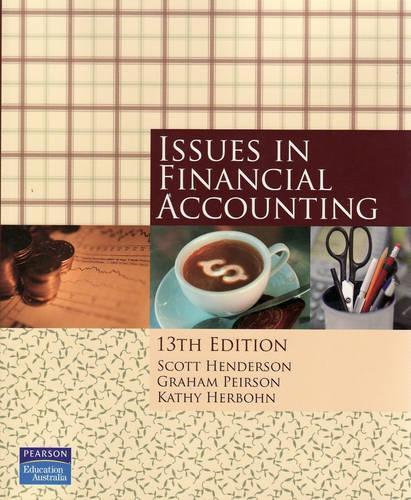 Issues in Financial Accounting