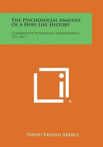 The Psychosocial Analysis of a Hopi Life History