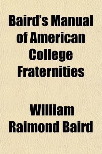 Baird's Manual of American College Fraternities
