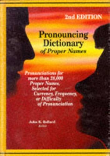 Pronouncing Dict of Proper Names 2n