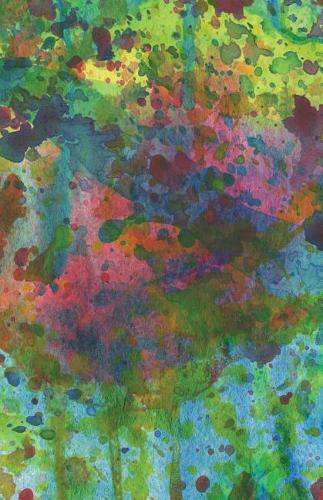 Journal: Abstract Watercolor, Lined Journal, 150 pages, 5.5" x 8.5", Watercolor Splatter, Soft Matte Cover